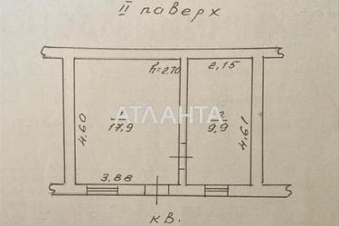 1-кімнатна квартира за адресою вул. Михайлівська (площа 27,8 м²) - Atlanta.ua - фото 20