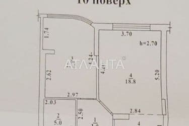 1-кімнатна квартира за адресою вул. Бреуса (площа 45,5 м²) - Atlanta.ua - фото 30