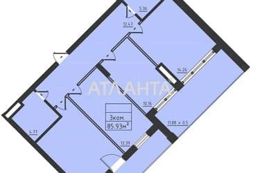 3-кімнатна квартира за адресою вул. Дача Ковалевського (площа 97,5 м²) - Atlanta.ua - фото 12