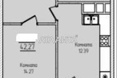 1-комнатная квартира по адресу ул. Краснова (площадь 43 м²) - Atlanta.ua - фото 3