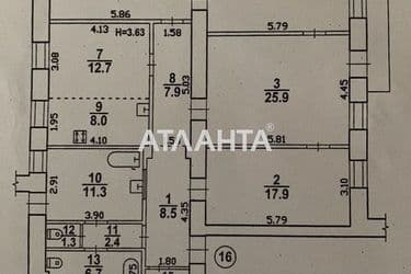 4+-rooms apartment apartment by the address st. Tolstogo lva (area 162,2 m²) - Atlanta.ua - photo 46