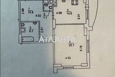 2-rooms apartment apartment by the address st. Bulvar Koltsova (area 64,9 m²) - Atlanta.ua - photo 32