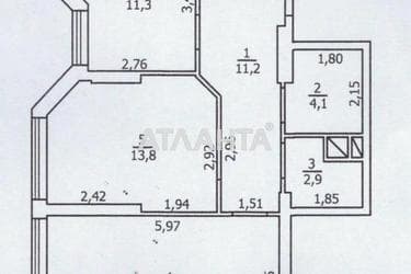 2-rooms apartment apartment by the address st. Frantsuzskiy bul Proletarskiy bul (area 67,2 m²) - Atlanta.ua - photo 14