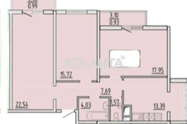 3-комнатная квартира по адресу ул. Жемчужная (площадь 85 м²) - Atlanta.ua - фото 19