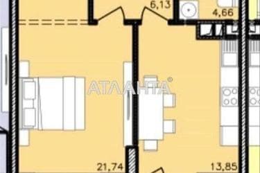 1-комнатная квартира по адресу ул. Франко Ивана (площадь 50,3 м²) - Atlanta.ua - фото 29