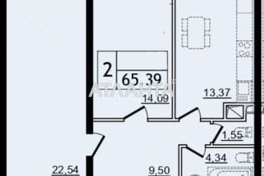 2-кімнатна квартира за адресою вул. Сахарова (площа 65,4 м²) - Atlanta.ua - фото 24