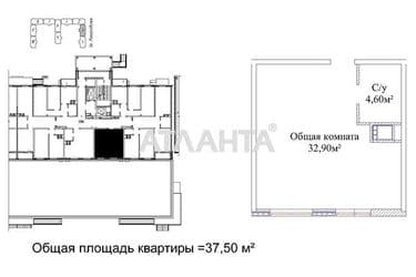1-кімнатна квартира за адресою вул. Михайлівська (площа 37 м²) - Atlanta.ua - фото 16
