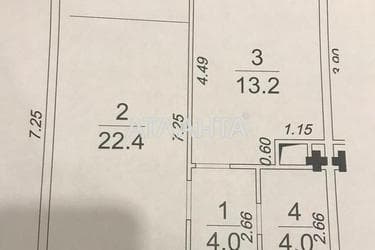 1-комнатная квартира по адресу ул. Жемчужная (площадь 43,6 м²) - Atlanta.ua - фото 25