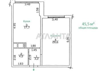 1-комнатная квартира по адресу Люстдорфская дор. (площадь 45,5 м²) - Atlanta.ua - фото 15