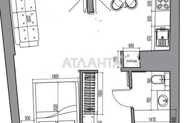 1-кімнатна квартира за адресою вул. Каманіна (площа 38 м²) - Atlanta.ua - фото 27