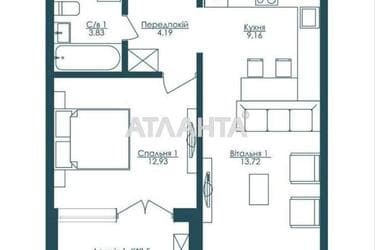 2-rooms apartment apartment by the address st. Frantsuzskiy bul Proletarskiy bul (area 48,7 m²) - Atlanta.ua - photo 33