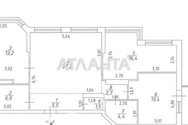 3-комнатная квартира по адресу ул. Вильямса ак. (площадь 93,2 м²) - Atlanta.ua - фото 15