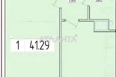 1-room apartment apartment by the address st. Zhemchuzhnaya (area 41,3 m²) - Atlanta.ua - photo 34