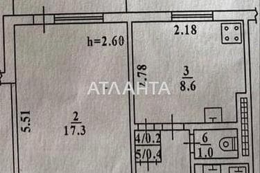 1-кімнатна квартира за адресою вул. Балківська (площа 34,5 м²) - Atlanta.ua - фото 26
