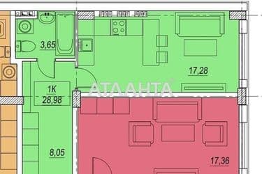 1-кімнатна квартира за адресою Вокзальний пров. (площа 29 м²) - Atlanta.ua - фото 10