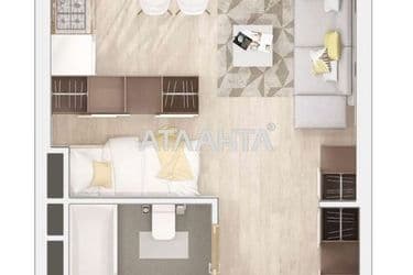 1-кімнатна квартира за адресою вул. Вільямса ак. (площа 25,7 м²) - Atlanta.ua - фото 11