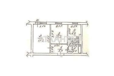 2-rooms apartment apartment by the address st. Parusnaya Geroev Stalingrada (area 47,2 m²) - Atlanta.ua - photo 30