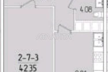 1-room apartment apartment by the address st. Krasnova (area 42,4 m²) - Atlanta.ua - photo 7