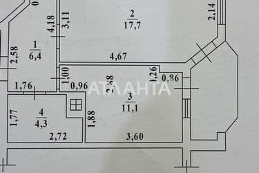 1-кімнатна квартира за адресою вул. Райдужний м-н (площа 42,2 м²) - Atlanta.ua - фото 18