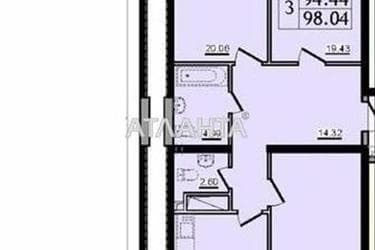 3-кімнатна квартира за адресою вул. Сахарова (площа 96 м²) - Atlanta.ua - фото 16