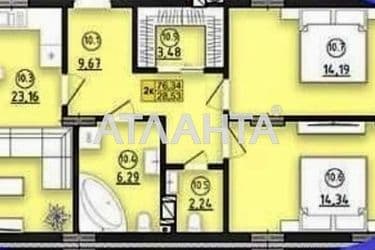 2-кімнатна квартира за адресою вул. Довга (площа 76 м²) - Atlanta.ua - фото 24