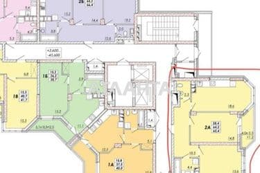 2-rooms apartment apartment by the address st. Ovidiopolskaya dor (area 65,4 m²) - Atlanta.ua - photo 9