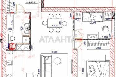 2-кімнатна квартира за адресою вул. Краснова (площа 70 м²) - Atlanta.ua - фото 10