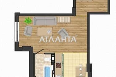 1-room apartment apartment by the address st. Nikolaevskaya (area 37,6 m²) - Atlanta.ua - photo 19