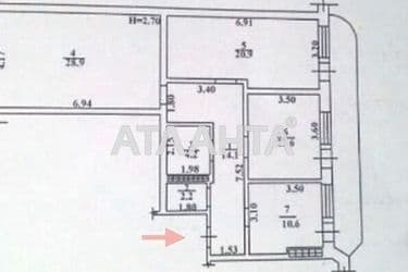 1-кімнатна квартира за адресою вул. Костанді (площа 96 м²) - Atlanta.ua - фото 12