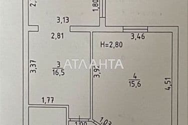 1-кімнатна квартира за адресою вул. Незалежності (площа 42,5 м²) - Atlanta.ua - фото 16