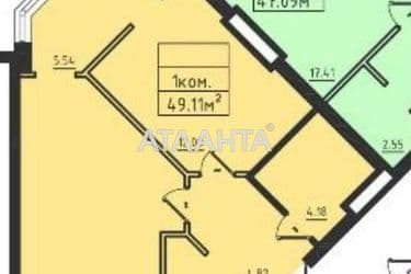 1-комнатная квартира по адресу ул. Дача Ковалевского (площадь 50 м²) - Atlanta.ua - фото 22