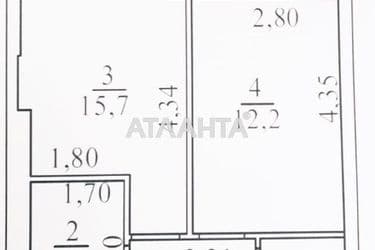 1-room apartment apartment by the address st. Vilyamsa ak (area 40 m²) - Atlanta.ua - photo 11