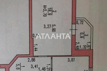 1-кімнатна квартира за адресою вул. Райдужний м-н (площа 38,8 м²) - Atlanta.ua - фото 13