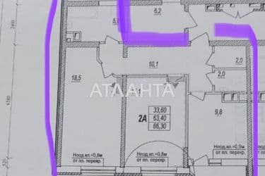 2-rooms apartment apartment by the address st. Prokhorovskaya Khvorostina (area 66,3 m²) - Atlanta.ua - photo 10