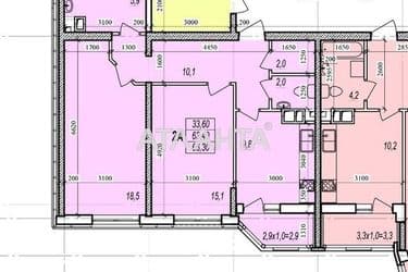 2-rooms apartment apartment by the address st. Prokhorovskaya Khvorostina (area 66,3 m²) - Atlanta.ua - photo 11