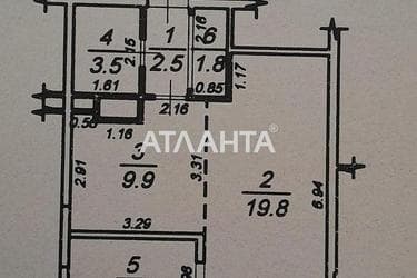 2-rooms apartment apartment by the address st. Zhemchuzhnaya (area 45 m²) - Atlanta.ua - photo 16