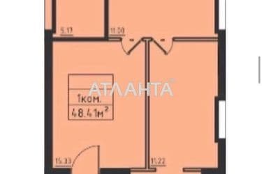 1-room apartment apartment by the address st. Dacha Kovalevskogo Amundsena (area 48,5 m²) - Atlanta.ua - photo 9