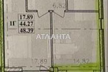 1-room apartment apartment by the address st. Franko Ivana (area 48,4 m²) - Atlanta.ua - photo 19