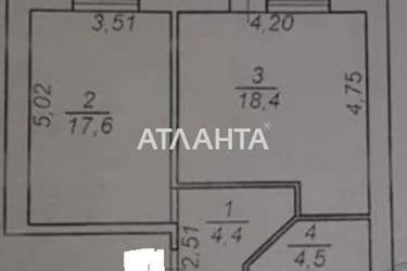 1-комнатная квартира по адресу ул. 40 лет победы (площадь 50 м²) - Atlanta.ua - фото 14