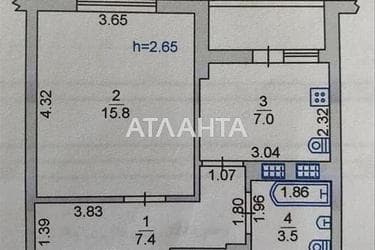 1-комнатная квартира по адресу ул. 1 мая (площадь 36 м²) - Atlanta.ua - фото 14