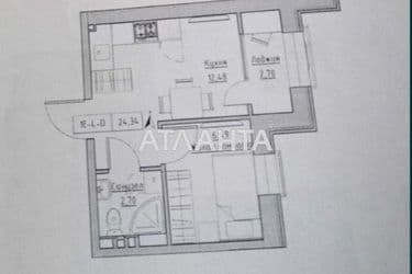 1-room apartment apartment by the address st. Spreysa (area 25 m²) - Atlanta.ua - photo 11