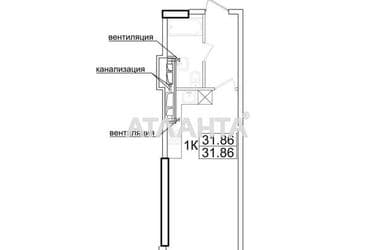1-комнатная квартира по адресу ул. Генуэзская (площадь 31,9 м²) - Atlanta.ua - фото 20