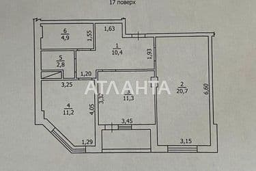 2-кімнатна квартира за адресою вул. Балківська (площа 62,4 м²) - Atlanta.ua - фото 44