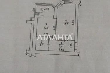 1-room apartment apartment by the address st. Lesi Ukrainki (area 38,1 m²) - Atlanta.ua - photo 38