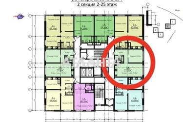 1-кімнатна квартира за адресою вул. Гагарінське плато (площа 57,9 м²) - Atlanta.ua - фото 11