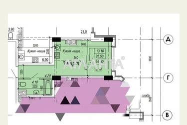 1-room apartment apartment by the address st. Paustovskogo (area 26,5 m²) - Atlanta.ua - photo 14