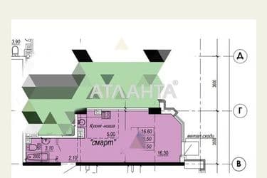 1-room apartment apartment by the address st. Paustovskogo (area 26,5 m²) - Atlanta.ua - photo 8