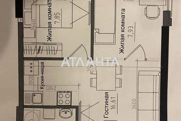 2-комнатная квартира по адресу 7 км овидиопольской дор. (площадь 36,1 м²) - Atlanta.ua - фото 6