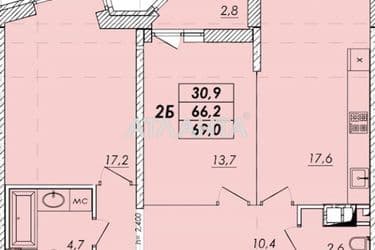 2-rooms apartment apartment by the address st. Prokhorovskaya Khvorostina (area 69 m²) - Atlanta.ua - photo 10