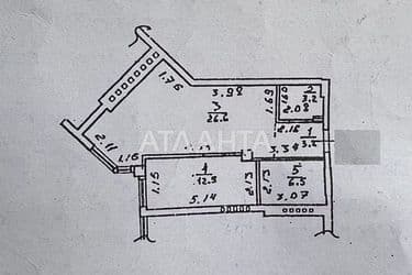 2-rooms apartment apartment by the address st. Srednefontanskaya (area 50,6 m²) - Atlanta.ua - photo 29